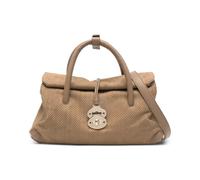 Zanellato - Dotta Amoretto Small Suede Tote Bag - Femme - Sacs - Beige - Taille: ONE Size