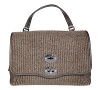 Zanellato - Postina Vimini Small Raffia - Femme - Sacs - Brun - Taille: ONE Size