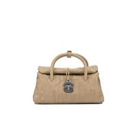 Zanellato sac à main femme beige Dotta Plissè en cuir - UNI