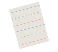 Zaner-Bloser Lot de 3 paquets de 500 feuilles de papier journal à lignes moyennes pointillées, grade 1, 5/8" x 5/16" x 0,6 cm de long, 26,7 x 20,3 cm, 500 feuilles par paquet, 3 paquets