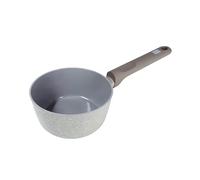 Zanetti, Casserole Origin diamètre 16 cm, revêtement en céramique, anti-adhésif de haute qualité, fond élevé, cuisine saine et naturelle, poignée ergonomique douce au toucher, adaptée à l'induction