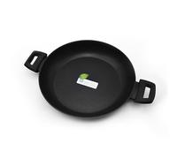 zanetti - Evolution Poêle à induction diamètre 24 cm, poêle antiadhésive avec 2 poignées, haute épaisseur, couleur noire