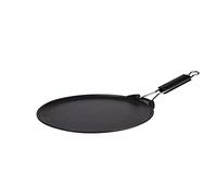 Zanetti - Poêle anti-adhésive et anti-rayures en aluminium moulé sous pression, poêle à crêpes multifonction avec poignée pliable, diamètre 30 cm, fabriquée en Italie, idéale pour les toasts,