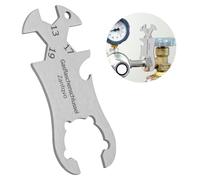 Zanfqvo Clé pour Bouteille de Gaz en Acier Inoxydable - Clé Multifonction pour Bouteilles de Gaz, Facile à Transporter