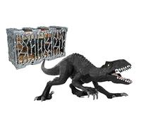 FLYPOP'S - Cage - Dinosaure - 033068 - Vert ou Noir - Plastique - 25 cm - À Partir de 3 Ans
