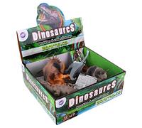 ZANIMO & CO - Pack de 12 Dinosaures - 030961PA - Multicolore - Plastique - À Collectionner - Jouet Enfant - Réaliste - Miniature - Assortiement Animaux - À Partir de 3 Ans
