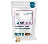 Zanipro Curcuma en Poudre pour Chiens 100 g - Complement Alimentaire Chien Articulation, avec Poivre Noir et Curcuma Gingembre, Soutien de la Mobilité, Traitement Arthrose et Douleurs Articulaires
