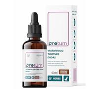 Zanipro Vermifuge Naturel pour Chien et Chat - Gouttes à l’Absinthe (Wormwood) 100% Naturelles, Traitement Vermifuge Liquide pour Chiens, Chiots et Chatons, Digestif au Quassia & Noyer Noir | 50ml