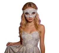 Zanisouta Masque vénitien pour homme et femme - En dentelle - Pour fête, Mardi Gras, Halloween, carnaval, bal masqué, cosplay, bal de fin d'année, couple masqué