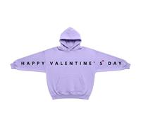 Zanisouta Sweat à capuche surdimensionné pour femme - Sweatshirt de Saint-Valentin - Lettres imprimées - Pull Y2k Streetwear avec poche - Automne - Hiver - Manches longues - Pour couple - Unisexe, O