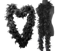 Zankie Boa à Plumes | Décoration Plume Din| fête costumée pour Filles pour Mariage, Cosplay, Danse, Halloween, fêtes