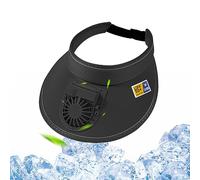 Zankie Chapeaux Pare-Soleil avec Ventilateur - visière Ventilateur Upf50+ avec Ventilateur intégré | Protection Solaire GranSurface, visières Ventilateur Chapeau