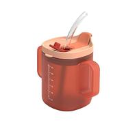 Zankie Gobelet Pour Personnes Âgées - 300 Ml D'eau, Gobelet D'alimentation Avec Couvercle Et Paille, Pour Adultes Et Maternité