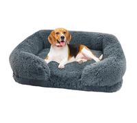 Zankie Grands Lits pour Chiens - Nid de Chaton apaisant | canapé-lit orthopédique pour Animaux de Compagnie, avec Support élevé, en Coton œuf, avec Housse Amovible Lavable et Fond antidérapant