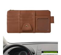 Zankie Organisateur De Pare-Soleil Pour Voiture | Organisateur De Vide-Poches Pour Visière,Sac De Rangement Pour Pare-Soleil Véhicule,Pour SUV RV Berline Utilisation Quotidienne Voyage Professionnel