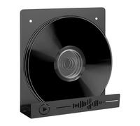 Zankie Porte-Disques Mural | Support Métallique Robuste Économiseur d'Espace - Étagère Murale Flottante pour Disques et Albums,Pour Chambre Salon Bureau Maison Studio et Bar