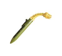 Zankie Stylo Encre Géant Dinosaure,Accessoire Ludique à Écriture Fluide - Stylo Gel Théme Dinosaure pour Écrire - Pour Garçons Filles Adolescents 5 Ans et Plus Maison Journal Dessin Signature