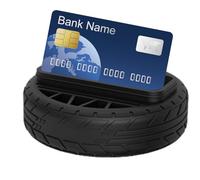 Zankie Support Cartes De Visite - Tasse À Crayons Forme Pneu | Bloc-notes vertical silicone forme pneu organisateur pour cartes de visite | Pour Étudiant École Bureau Réunion Dortoir Appartement