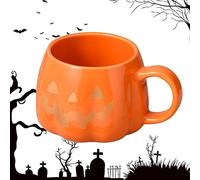 Zankie Tasse en céramique de Citrouille -1/2 pièces Tasse à café de Citrouille d'halloween Tasse de Citrouille Mignonne pour Le Lait de café |pour, Automne, récolte d'automne, Fourniture de fête