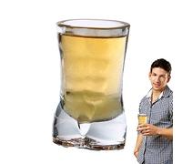 Zankie Tasse en Verre à Pinte Unique - Verre à bière en Corps | Ensemble Verres à Liqueur pour Le Corps - pour Les fêtes à Domicile, Les Clubs, Les événements