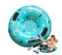 Zankie Tube de Luge Gonflable - Luge à Neige Gonflable de 80/85 cm pour la Luge pour Enf-Ants et Adultes Luge à Neige Robuste pour Le Patinage d'hiver Ski Neige