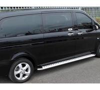 ZanLIn Marchepieds latéraux Voiture pour Vito Viano W639 Swb 2005-2013, Anti Collision Marchepieds Latéraux Pédales Jupes latérales Barre Nerf