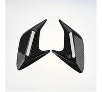 ZanLIn pour Audi S4 2003-2022 évents latéraux Autocollants décoratifs branchies de Requin de Voiture, Aérations Capot Couvercle Décoratif,Carbon Fiber Look/D
