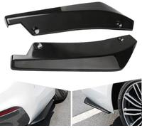 ZanLIn Protecteur d'angle De Pare-Choc Arrière De Voiture pour Civic Type R FD2 Sedan 2007 2008 2009 2010, Anti-Rayures Pare-Chocs Arrière Séparateur Diffuseur,Black/A