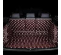 ZanLIn Voiture Couverture Complète Tapis de Coffre pour Audi Q2 2017-2021 (Lower Deck), Tapis Protection Coffre Cuir Entièrement Entouré Tapis Coffre,Brown/C