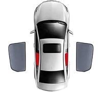 ZanLIn Voiture Vitres latérales Pare-Soleil pour Porsche Macan 2018-2024, Fenêtre Pare-soleils Magnétiques Anti-UV Privée Protège Couverture,B-2pcs Rear Window