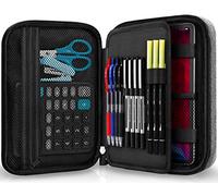 Zannaki Trousse de Rangement de Grande capacité pour marqueurs, stylos, Crayons, Papeterie, Outils d'art et Croquis, boîte de Rangement pour Bullet Journal, collège, lycée, Bureau, étudiante, Fille,