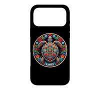 Zante Souvenir Motif Floral Tortue de mer Zakynthos Grèce Coque pour iPhone 17 Pro Max
