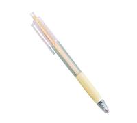 Zanthicia 0.5mm stylo à bille Portable poche bureau d'affaires enseignant apprentissage étude Test examen papeterie enfants adultes, Jaune