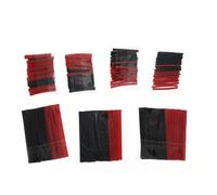 Zanthicia 127 pièces Gaines thermorétractables Manchons d'emballage protégeant la Bague de des Tubes d'isolation en Plastique kit de Combinaison pour la des Fils