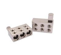 Zanthicia 2 pièces universel Portable voiture stéréo Terminal Audio ampli puissance fil réducteur automobile Automobile réparation accessoires, RT84