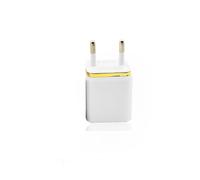 Zanthicia Adaptateur de Chargeur de téléphone Portable Alimentation Universelle Chargeurs téléphone Petite Taille, Prise dorée/UE