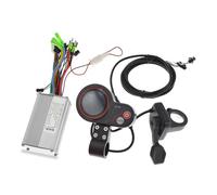 Zanthicia Affichage de vélo Durabilité Opération de Style imbécile Contrôleur LCD Résistant à la Chaleur Compteur Vitesse vélo Simple à Lire Scooter, 36-60V