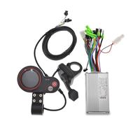 Zanthicia Affichage de vélo Durabilité Opération de Style imbécile Contrôleur LCD Résistant à la Chaleur Compteur Vitesse vélo Simple à Lire Scooter, 24-48V