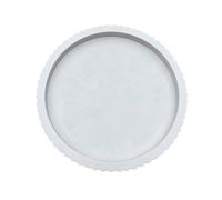 Zanthicia Ajoutez une touche de sophistication avec ce plateau,blanc | idéal pour décorer une table ronde. Son charme et son art unique en font un objet d'exception.