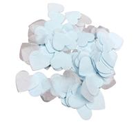 Zanthicia Amour coeurs confettis artisanat réglage mariage ornement ballon remplissage papier célébration fiançailles anniversaire décorations, Bleu clair