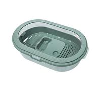 Zanthicia Aquarium pour Tortues et Reptiles : Nettoyage Facile, Drainage Unique, adapté pour aux créatures amphibies. Fabriqué en polypropylène. Plateforme d'alimentation pour Animaux de Compagnie.