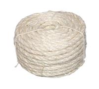 Zanthicia Arbre à Chat en Corde de sisal offrant Un Confort et Une durabilité exceptionnels pour Les Chats Qui Aiment Grimper. Griffoir décoratif à Monter, Blanc, 10m