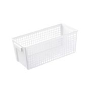 Zanthicia Articles Divers Panier de Rangement PP Creux boîte conteneur Support de Bureau Chambre ménage Cuisine réfrigérateur Articles, Blanc