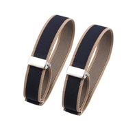 Zanthicia Attaches-manches élastiques élégantes et ajustables pour chemises, compatibles avec toutes les tenues, pour hommes, femmes et serveurs. Ces attaches-manches, Bleu Beige, 2 x 32 cm