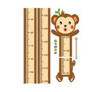 Zanthicia Autocollant Mural Dessin animé Hauteur Pratique Affiche adhésif Simple opération décalcomanies Maternelle décoration ménage intérieur, SK6097