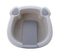 Zanthicia Bac à laver antidérapant, planche à laver, bassine, solution légère et durable pour le linge facilement. Planche, seau pour le linge la main.