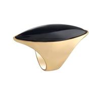 Zanthicia Bague Vintage en pierre précieuse pour femmes, bijoux uniques, simples, Style Vintage, avec coupe longue, suggestions de pierres précieuses noires pour cadeaux,