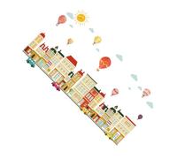 Zanthicia Bâtiment voiture autocollant mural créatif papier peint multifonctionnel décor à la maison bébé chambres chambre pépinière enfants autocollants