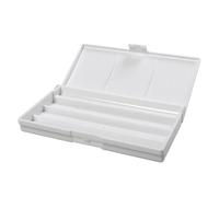 Zanthicia Boîte à Peinture Portable Grande capacité, Palette de Peinture pour Aquarelle Facile à Nettoyer, hermétique, pour Artistes, Blanc, L