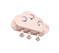 Zanthicia Boîte à Puzzle en Bois pour Chat - Jeu de Frappe - Jeu d'intérieur Unique - Stimule Les capacités cognitives et Offre des Heures d'amusement - Jouet pour Chat - de Frappe - Cinq Trous -